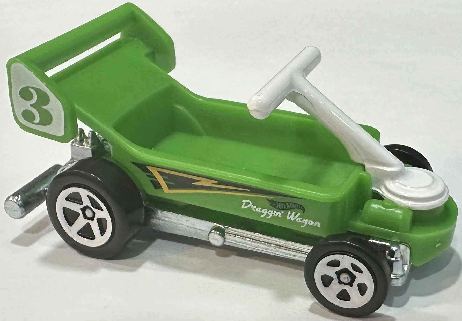 2025 Hot Wheels 	Draggin' Wagon Green - Mainline 068/250 - Ride-ons 3/5