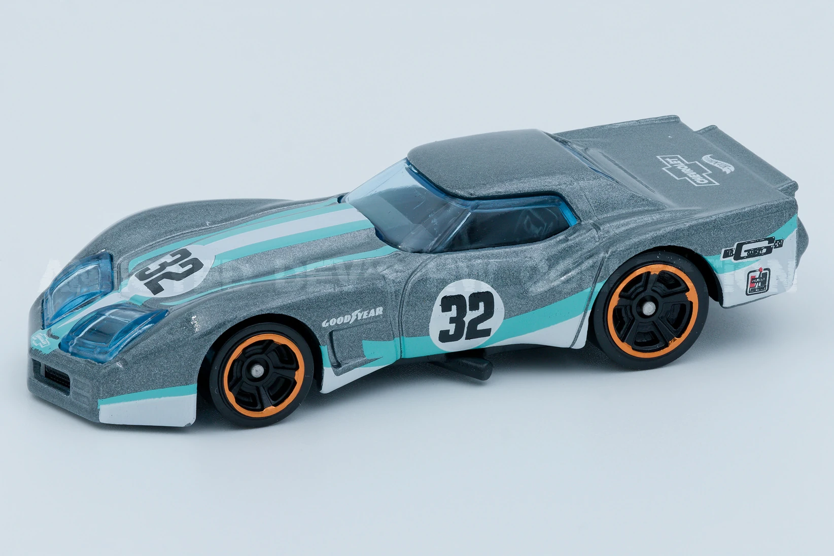 2024 Hot Wheels 				'76 Greenwood Corvette Silver - Mainline 011/250 - Modified 2/10