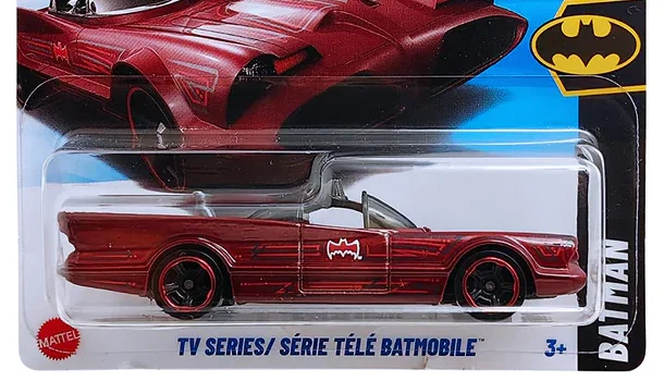 2025 Batman TV Series Batmobile Red - Mainline 103/250 - Serie 3/5