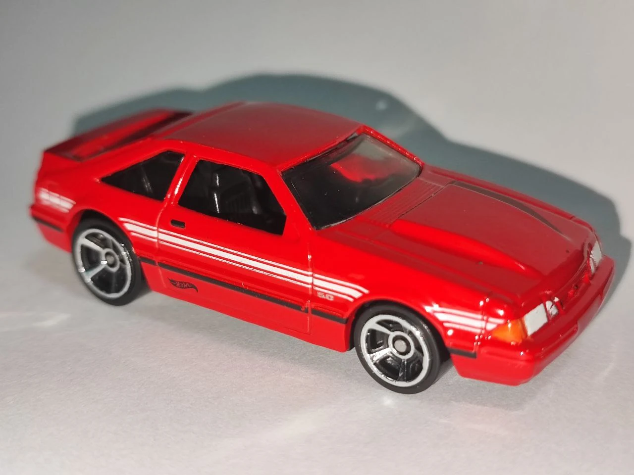 2024 Hot Wheels 								'92 Ford Mustang Red - Mainline 194/250 - The 90s 3/10