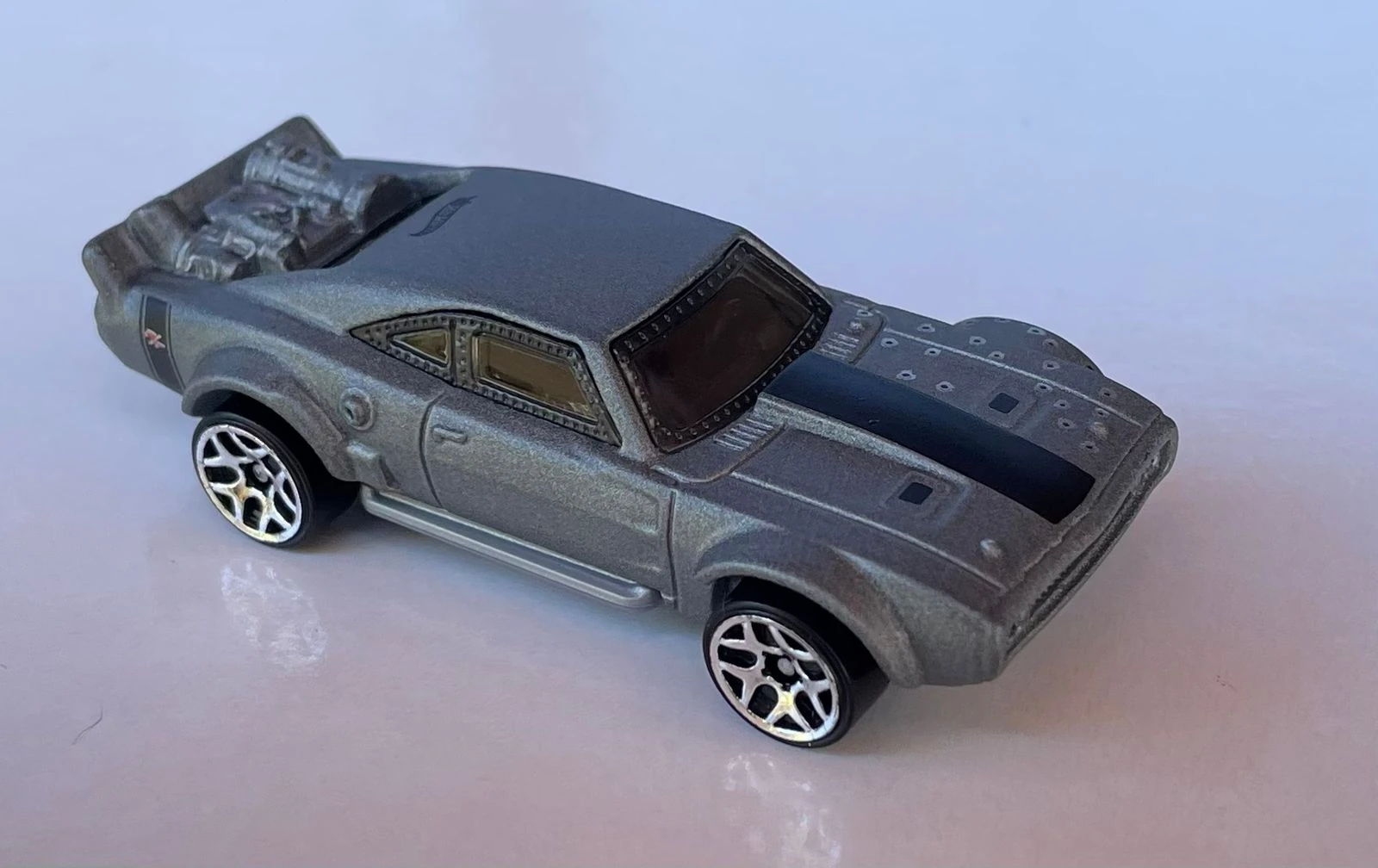 2024 Hot Wheels 	Ice Charger Silver - Mainline 078/250 - Screen Time 6/10