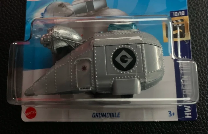 2024 Hot Wheels 			Grumobile Silver - Mainline 180/250 - Screen Time 10/10