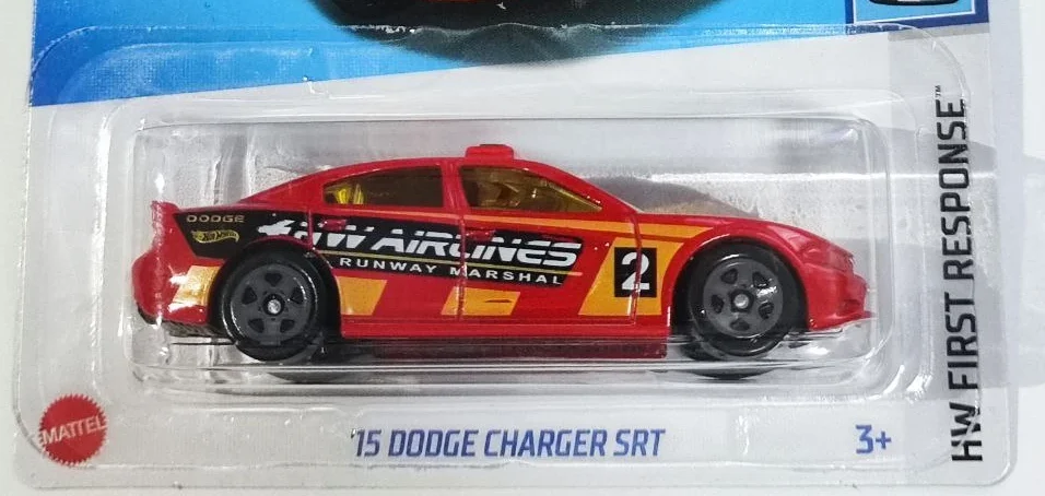 2024 Hot Wheels '15 Dodge Charger SRT Red - Mainline 007/250 - First Response 1/10