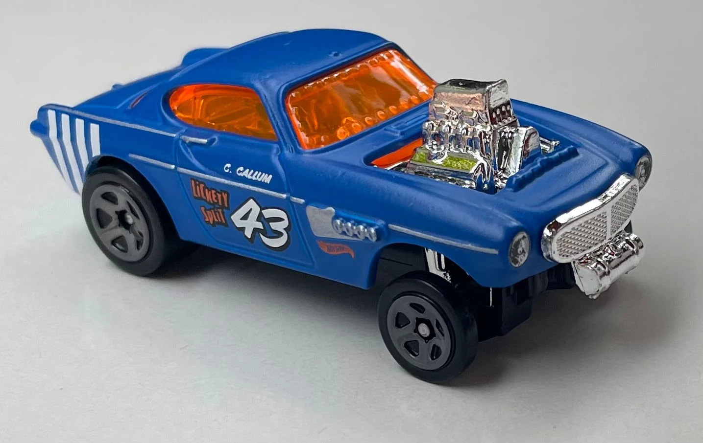 2024 Hot Wheels 									Volvo P1800 Gasser Blue - Mainline 153/250 - Reverse Rake 4/5