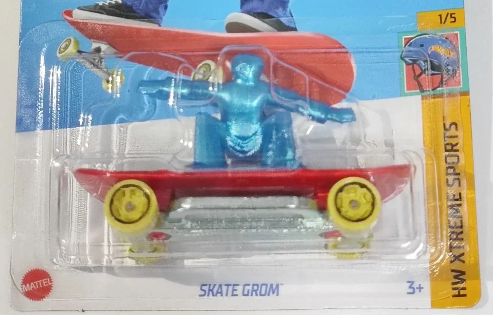2024 Hot Wheels 					Skate Grom Red - Mainline 016/250 - Xtreme Sports 1/5