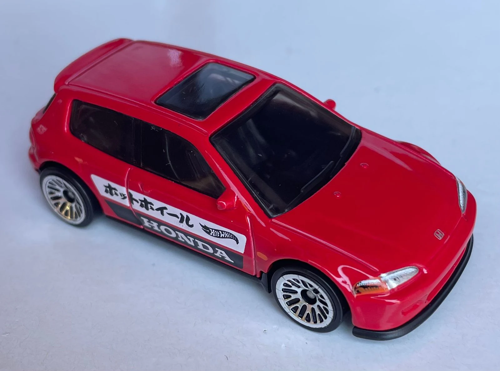 2024 Hot Wheels 				'92 Honda Civic EG Red - Mainline 095/250 - J-Imports 4/10