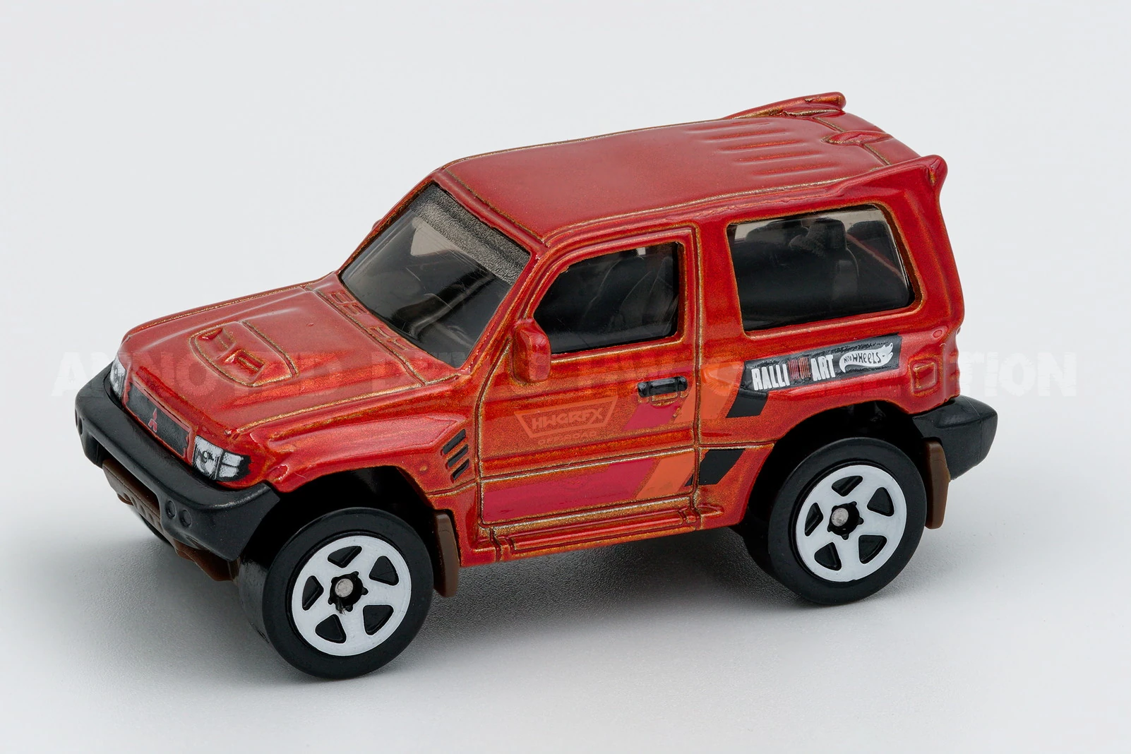 2024 Hot Wheels 	Mitsubishi Pajero Evolution Red - Mainline 169/250 - J-Imports 8/10