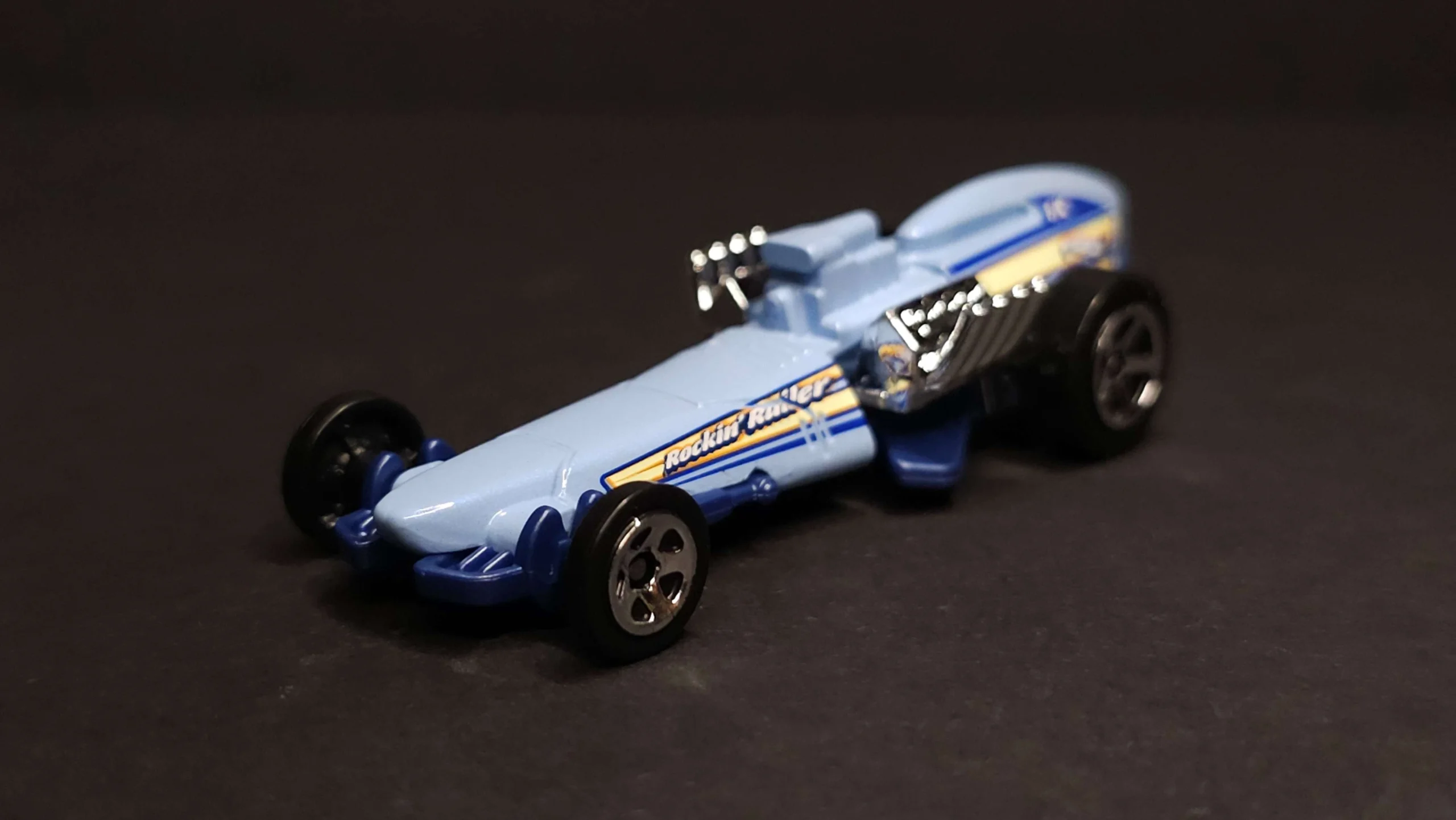 2024 Hot Wheels 		Rockin' Railer Light Blue - Mainline 075/250 - Race Day 2/10