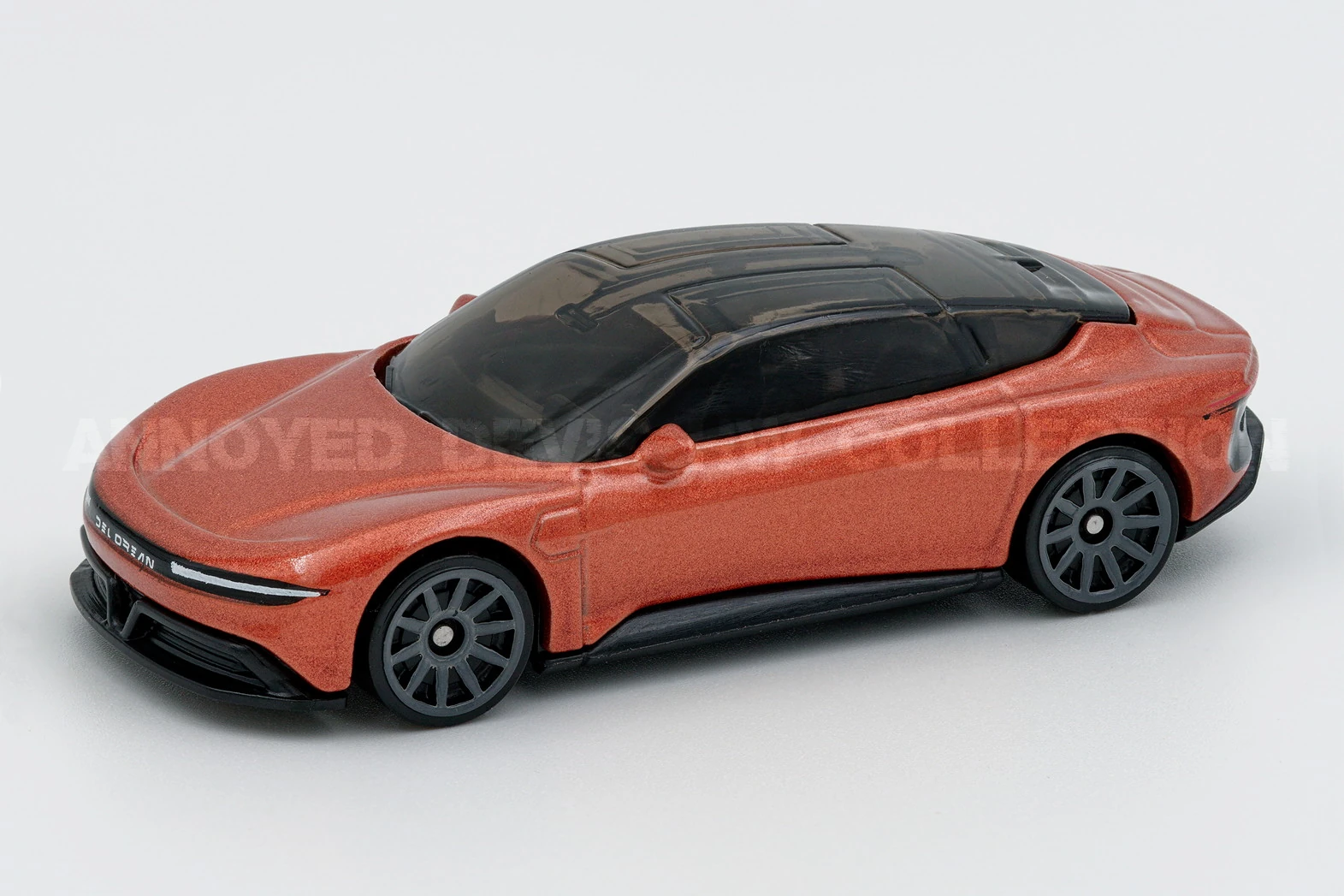 2024 Hot Wheels 						DeLorean Alpha5 Orange - Mainline 85/250 - Green Speed 7/10