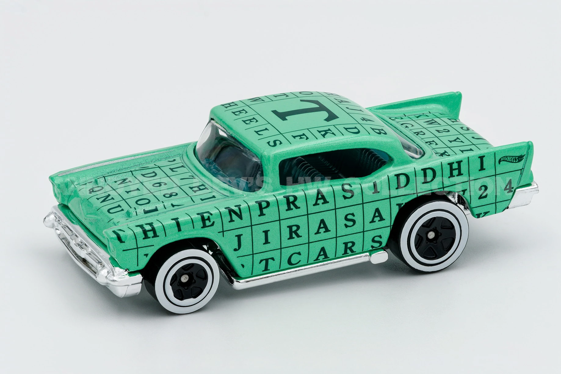 2024 Hot Wheels 		'57 Chevy Turquoise - Mainline 121/250 - Art Cars 6/10