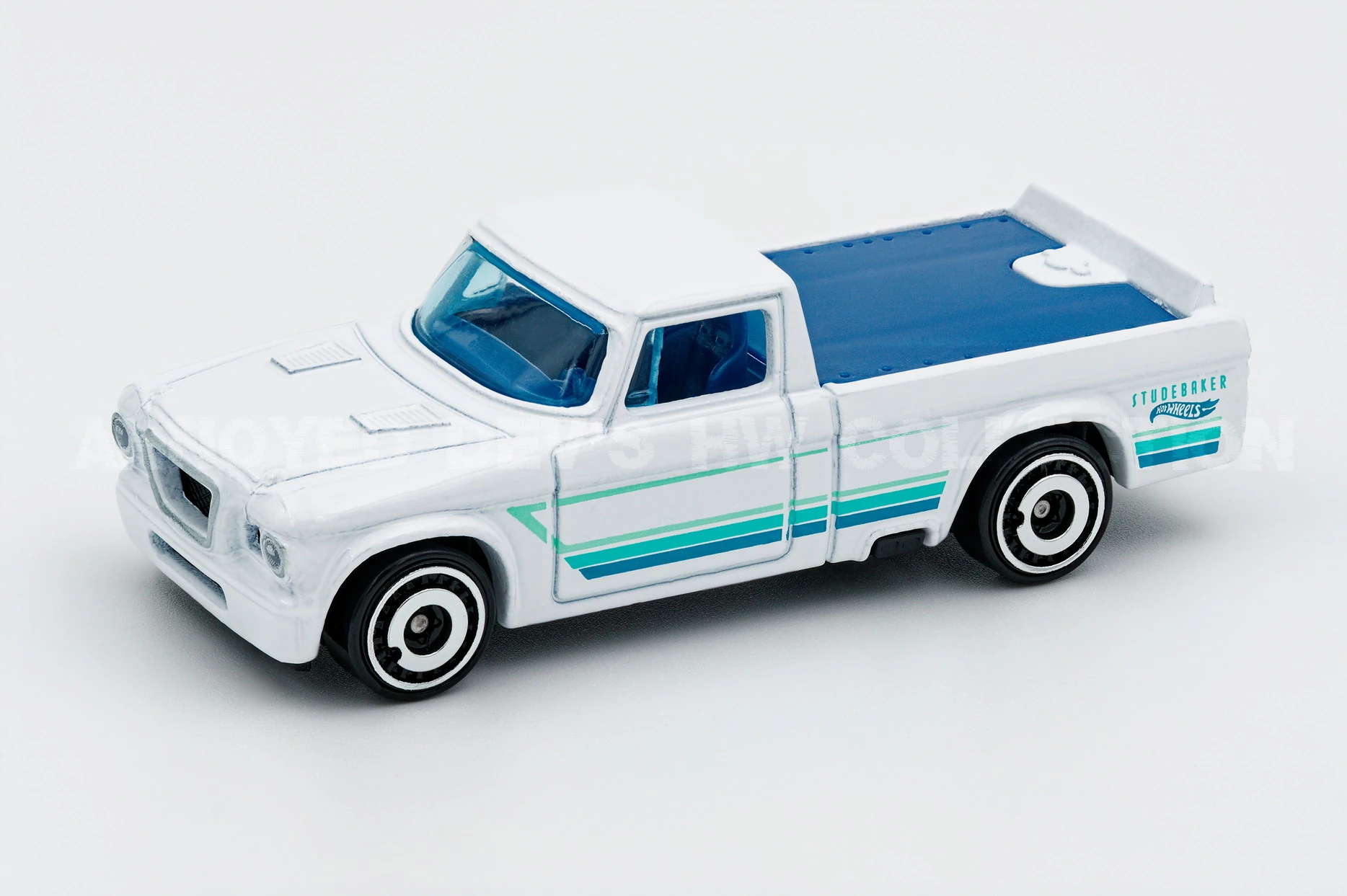 2024 Hot Wheels 		'63 Studebaker Champ White - Mainline 155/250 - Hot Trucks 9/10