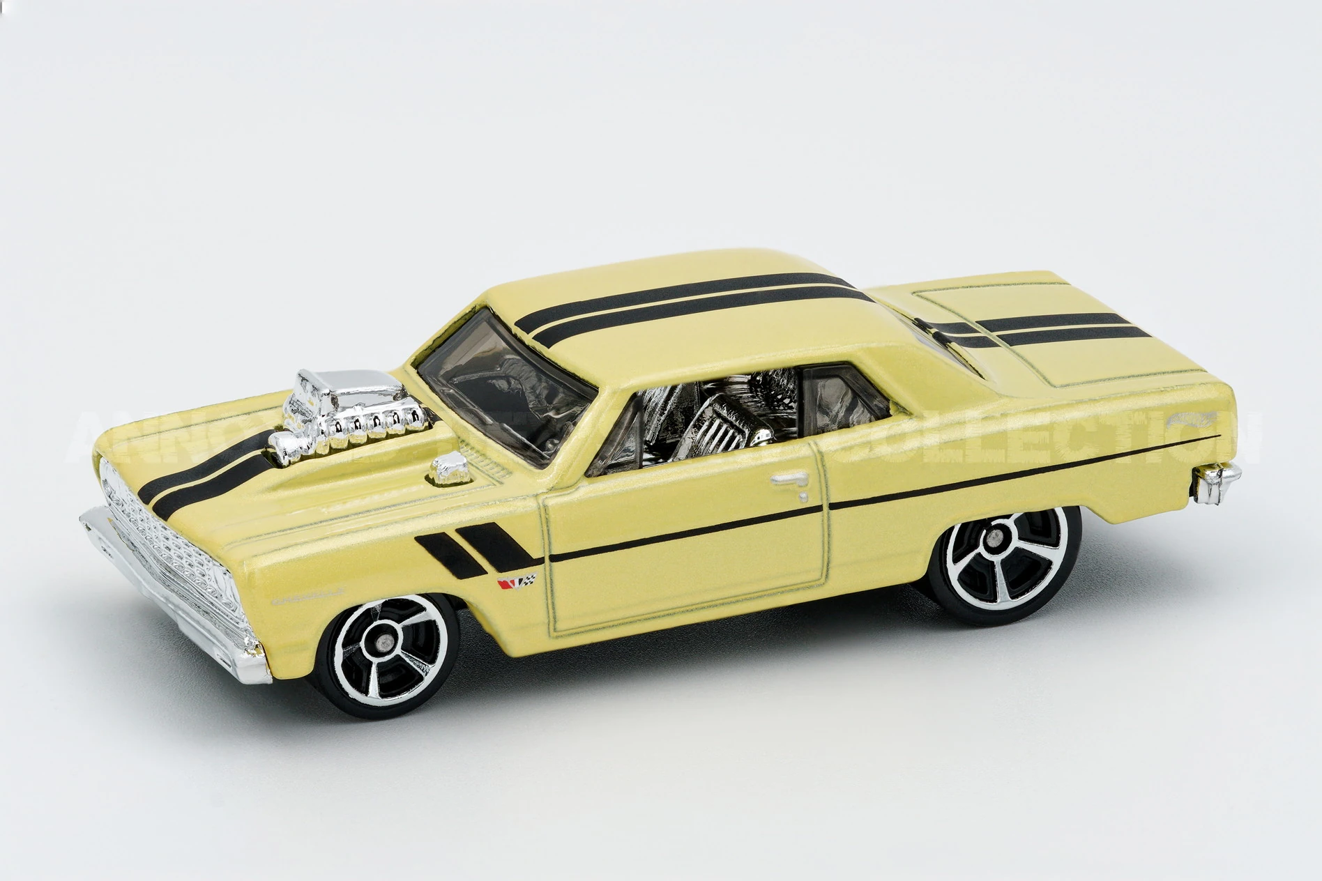 2024 Hot Wheels 		'64 Chevy Chevelle SS Yellow - Mainline 157/250 - Muscle Mania 2/5