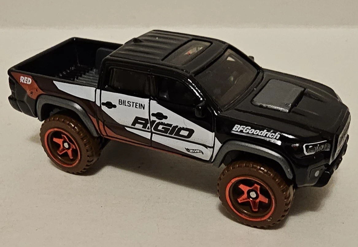 2024 Hot Wheels 				'20 Toyota Tacoma Black - Mainline 198/250 - Target Exclusive Red Edition 11/12