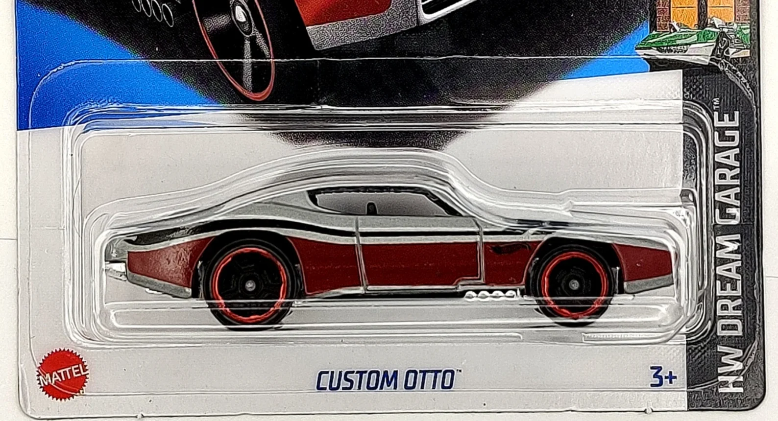 2024 Hot Wheels Custom Otto Gray - Mainline 006/250 - Dream Garage 1/5 Kroger Exclusive