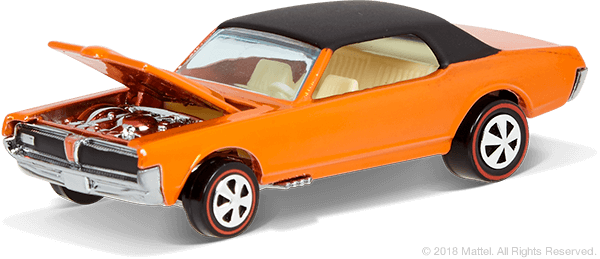 Custom Cougar Bright Orange - 2018 Hot Wheels Redline Club RLC