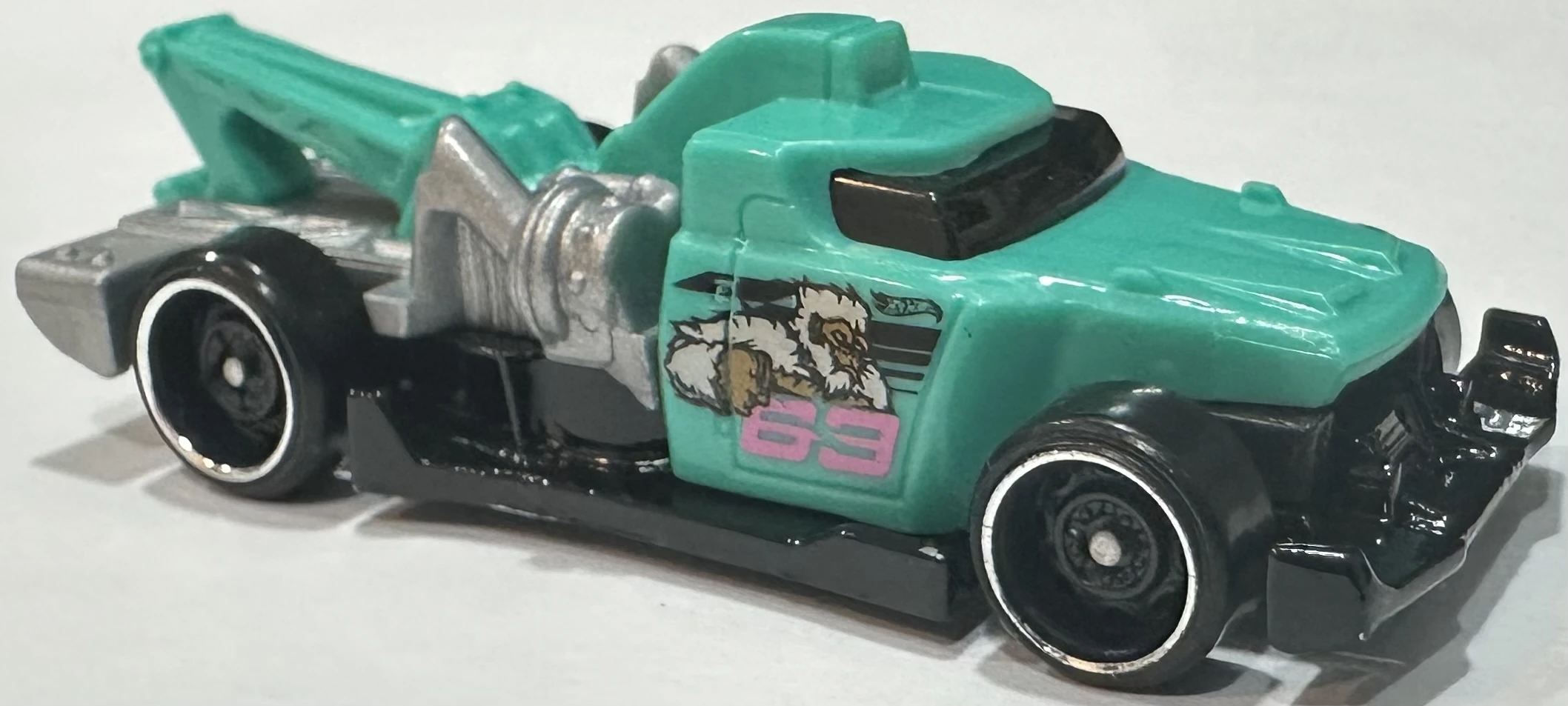 2025 Hot Wheels '21 	Haulerback Cyan - Mainline 042/250 - Hot Trucks 3/10