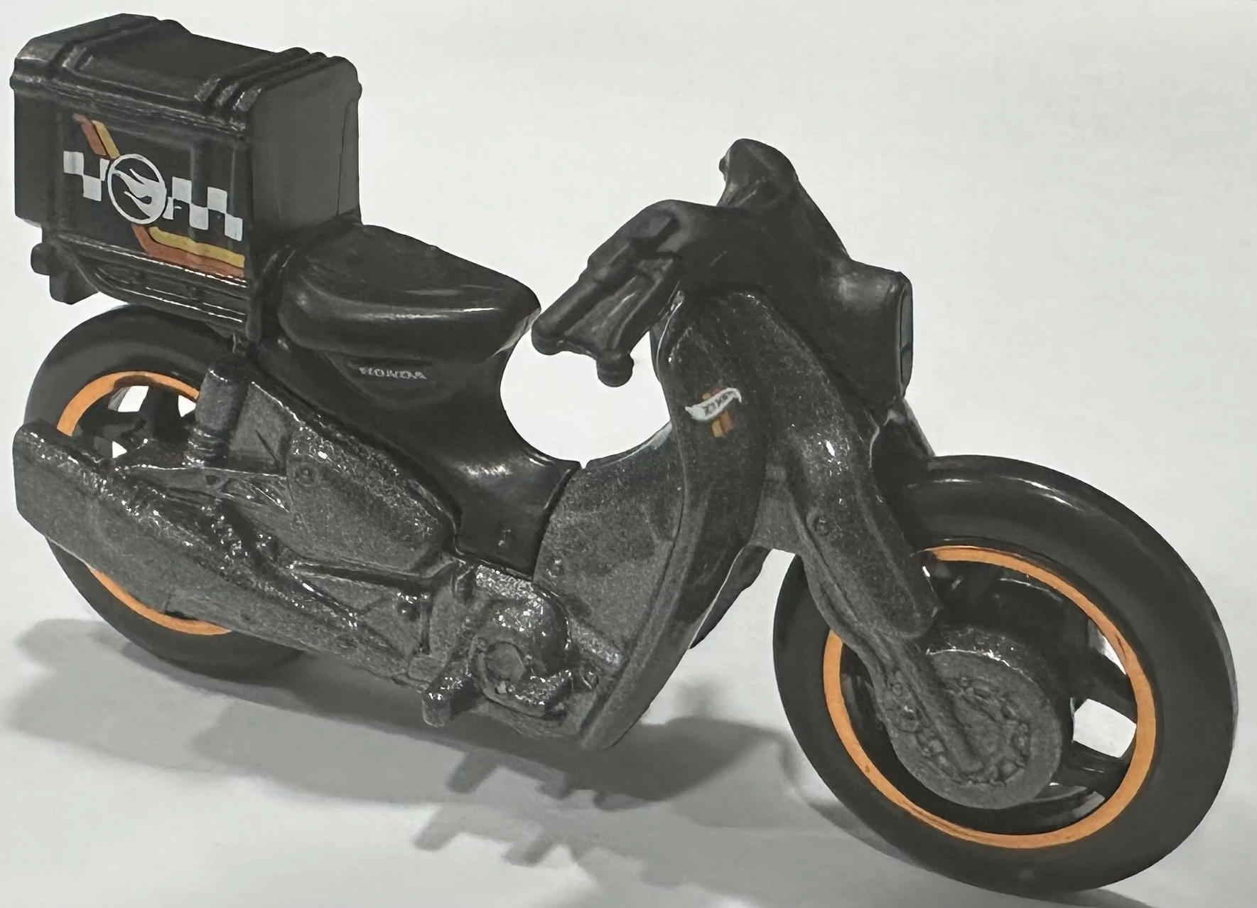 2024 Hot Wheels 			Honda Super Cub Custom Gray - Mainline 159/250 - Metro 7/10 Treasure Hunt