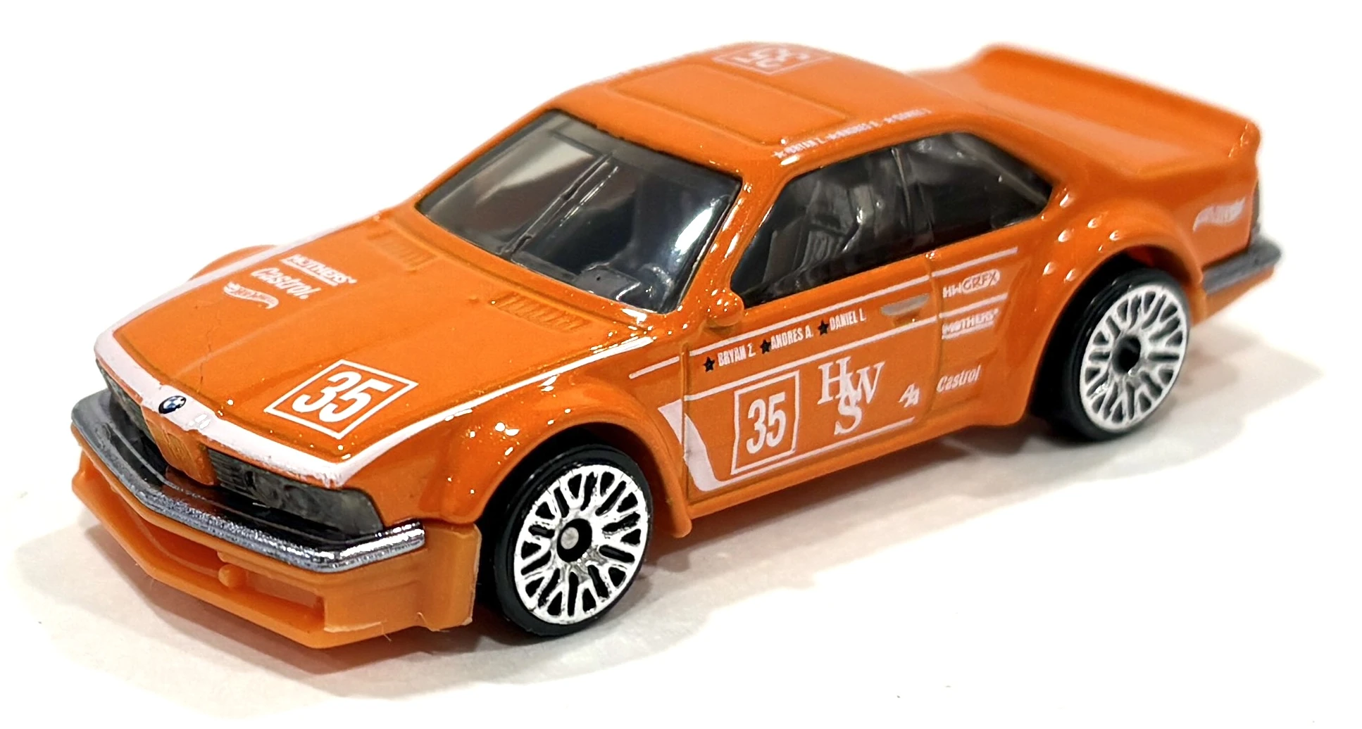 2025 Hot Wheels 																														BMW 635 CSi Orange - Mainline 185/250 - Wild Widebody 1/5 