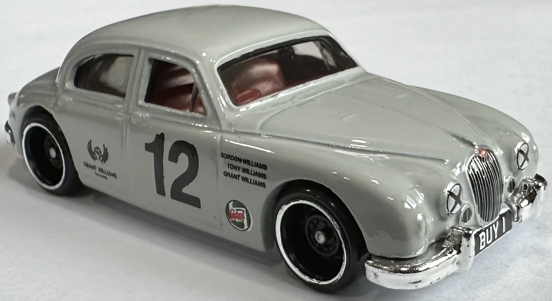 2024 Hot Wheels 			Jaguar Mk1 Gray - Mainline 127/250 - Race Day 6/10