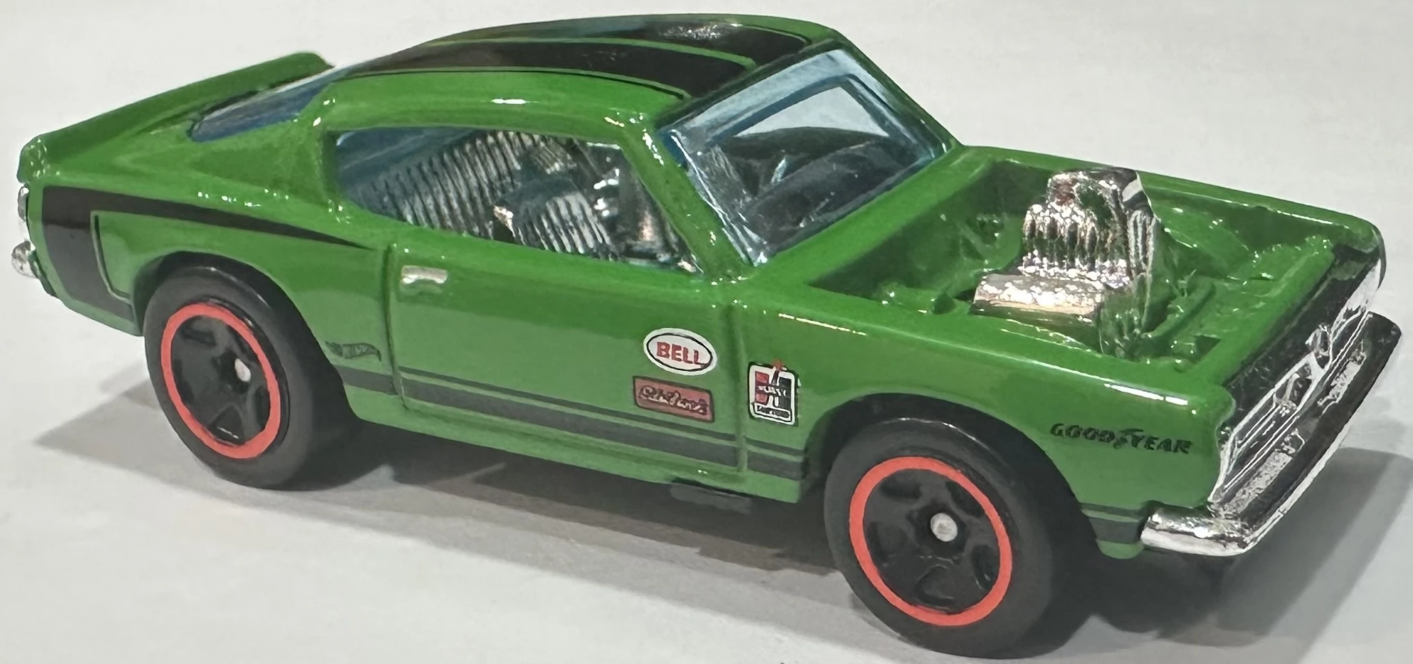 2025 Hot Wheels 						King Kuda Green - Mainline 217/250 - Muscle Mania 6/10