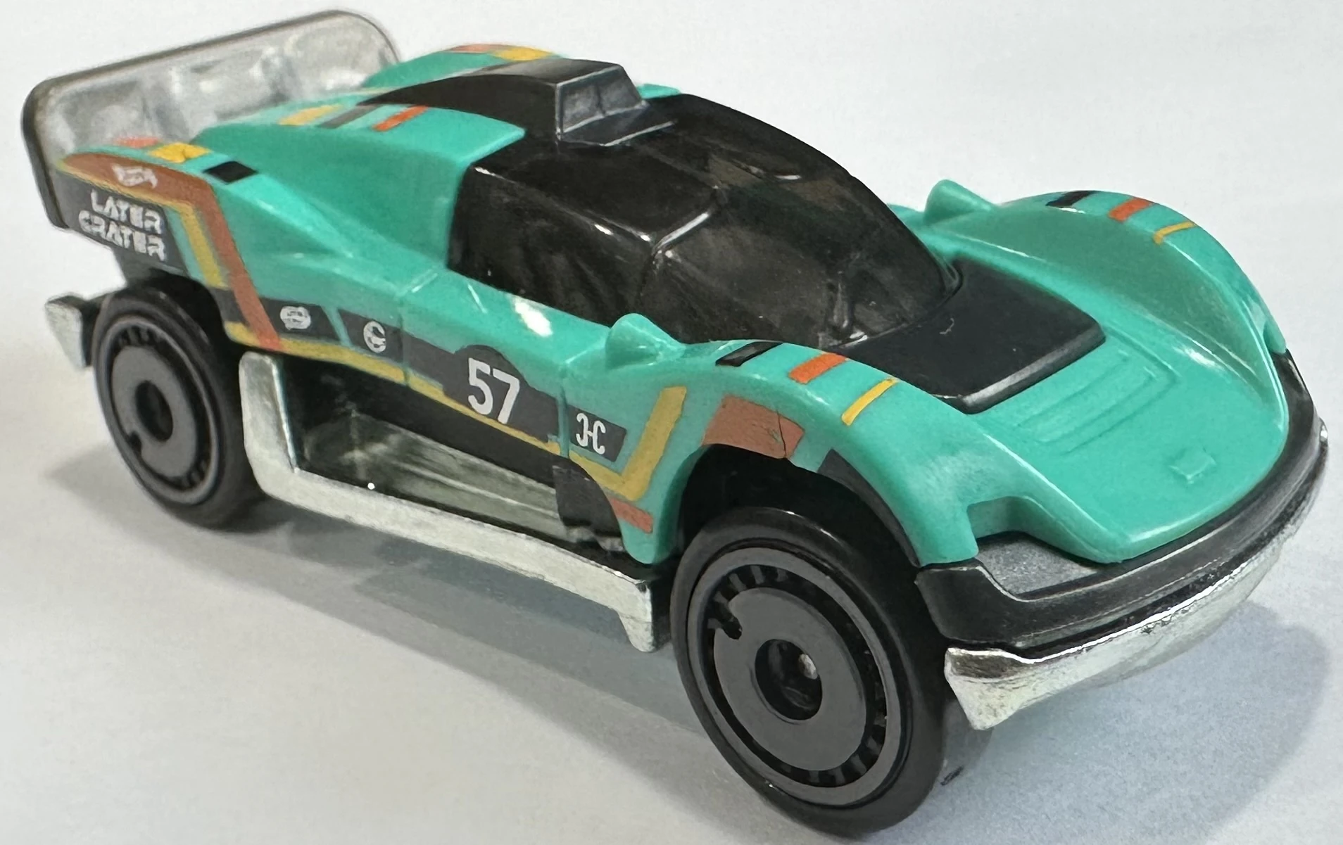 2024 Hot Wheels 										Later Crater Turquoise - Mainline 166/250 - Reverse Rake 5/5 
