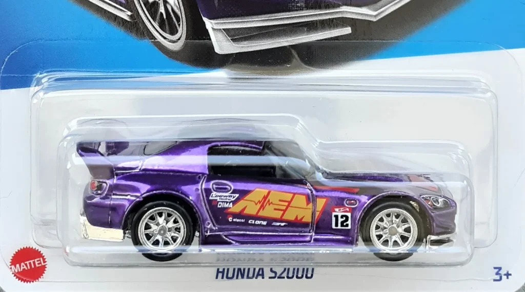 Honda S2000 Purple - 2023 Hot Wheels Premium - Legends Tour Special Edition