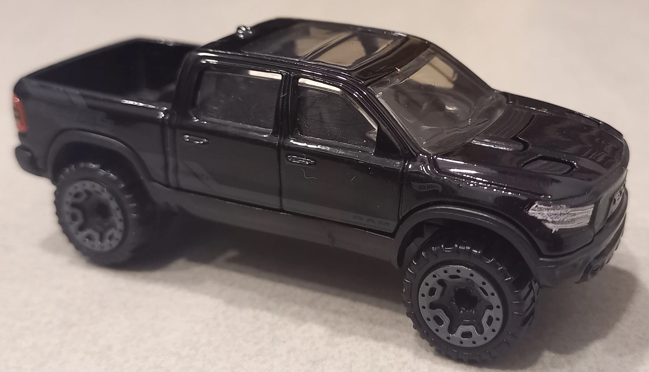 2024 Hot Wheels 			2020 Ram 1500 Rebel Black - Mainline 024/250 - Factory Fresh 3/10