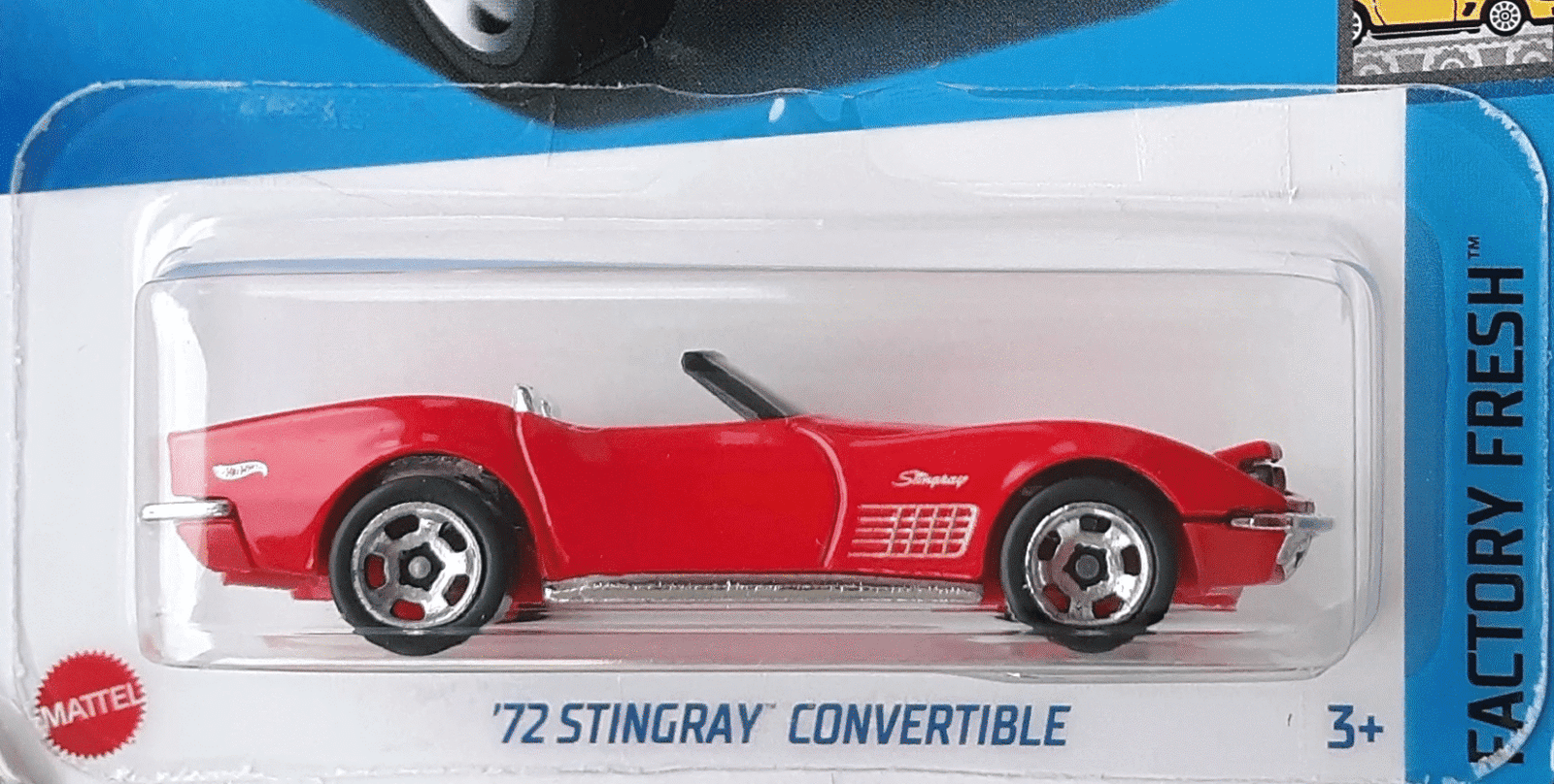 2024 Hot Wheels 				'72 Stingray Convertible Red - Mainline 047/250 - Factory Fresh 5/10
