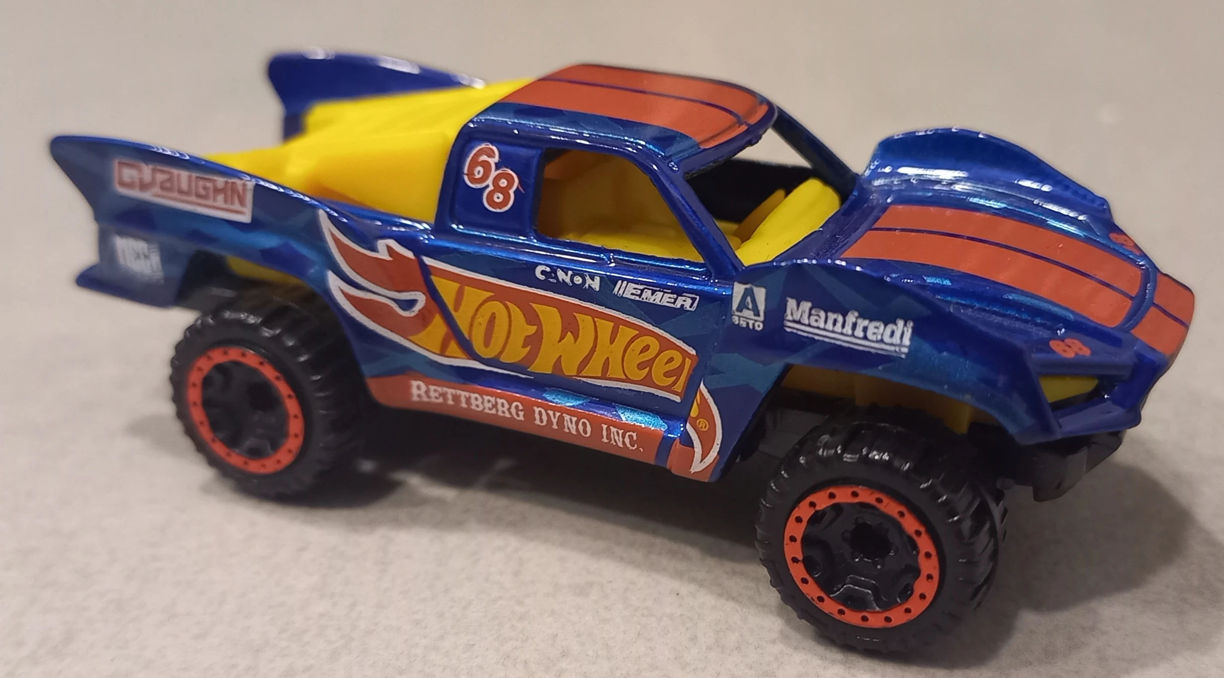 2024 Hot Wheels 		Baja Truck Blue - Mainline 115/250 - Let's Race 3/5