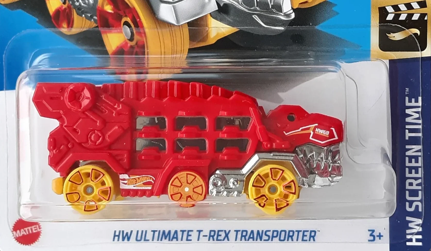2024 Hot Wheels 				HW Ultimate T-Rex Transporter Red - Mainline 055/250 - Screen Time 4/10