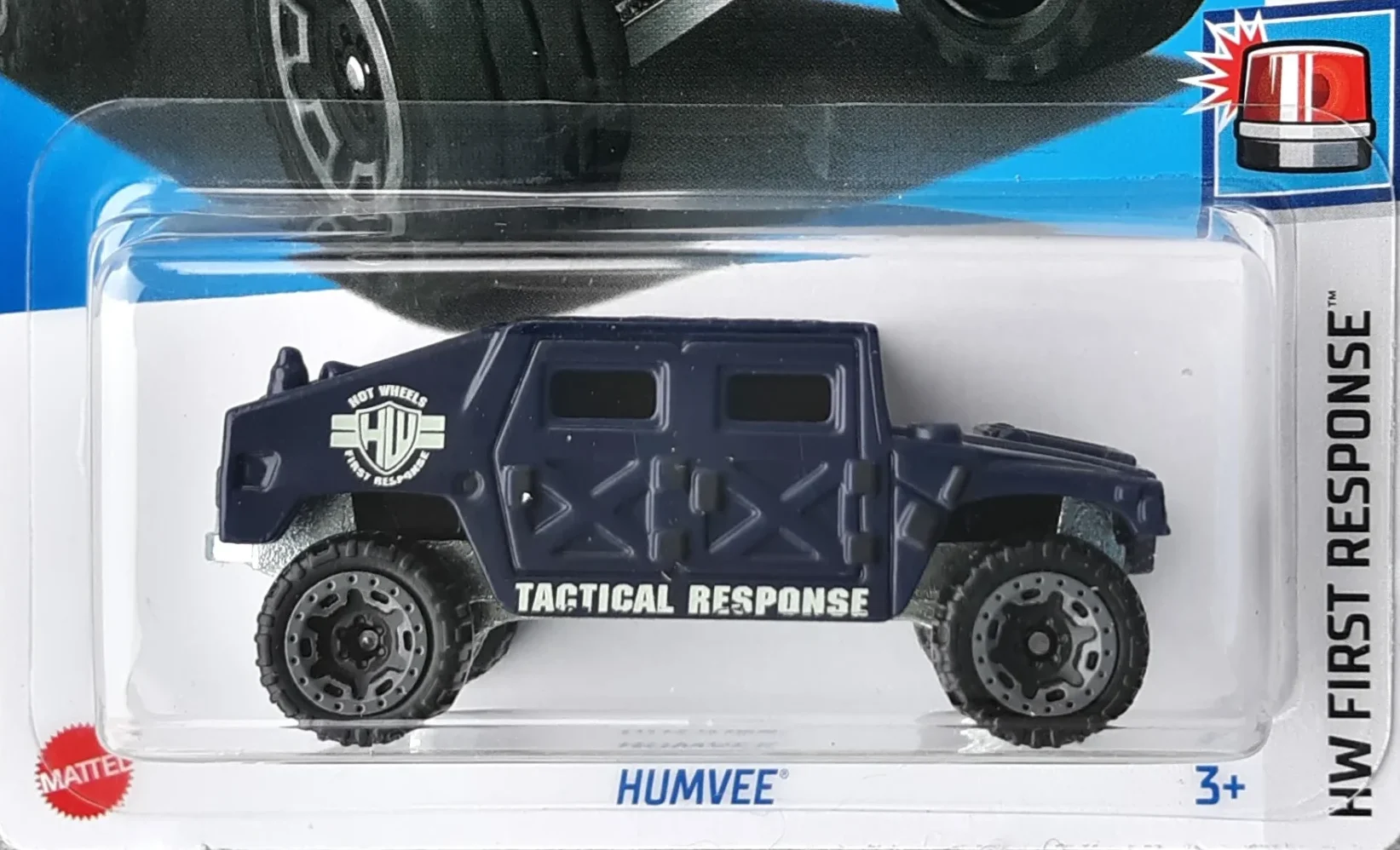 2024 Hot Wheels Humvee Blue - Mainline 033/250 - First Response 4/10
