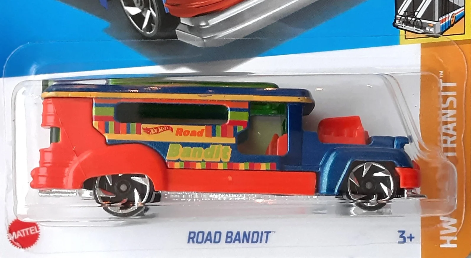2024 Hot Wheels 	Road Bandit Blue - Mainline 030/250 - Fast Transit 2/5