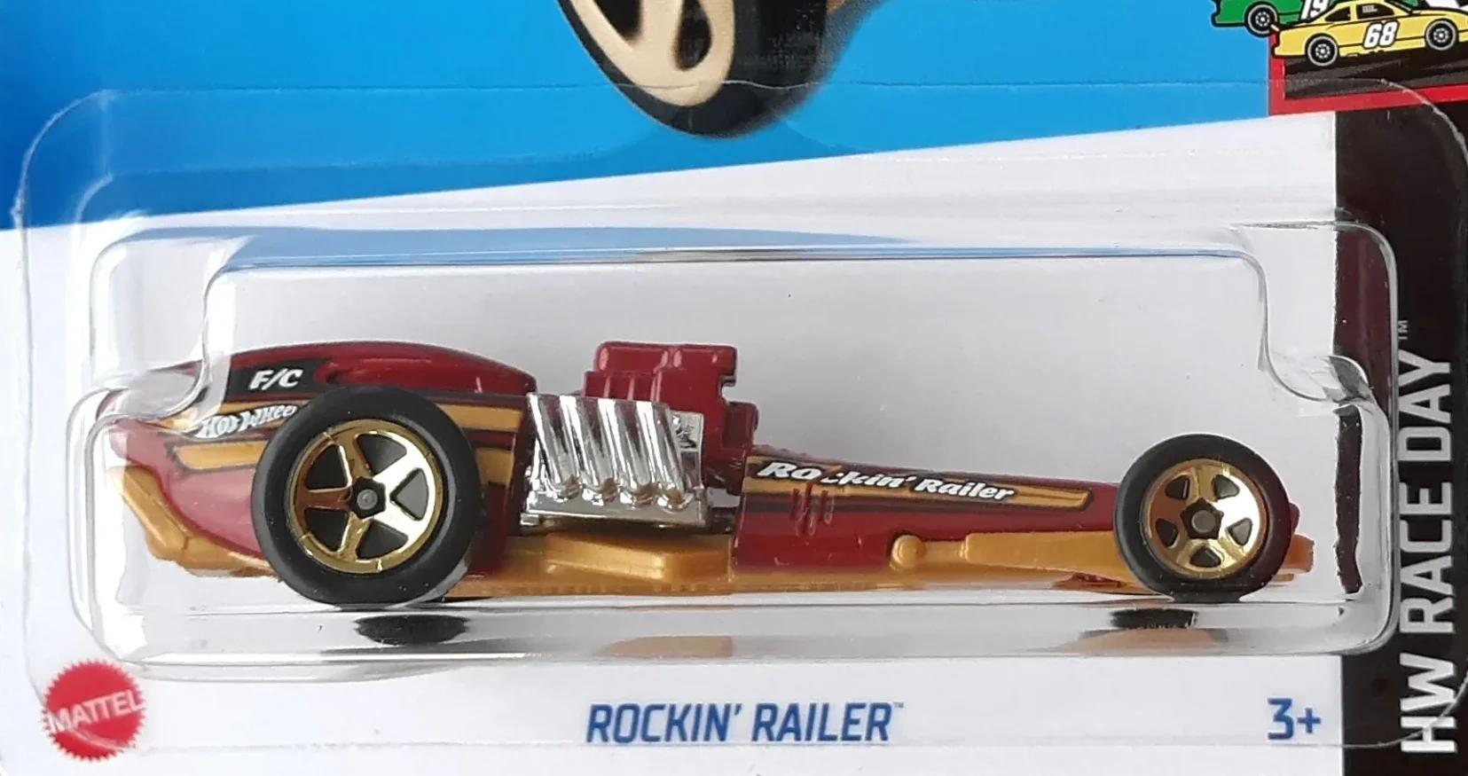 2024 Hot Wheels 		Rockin' Railer Light Red - Mainline 075/250 - Race Day 2/10