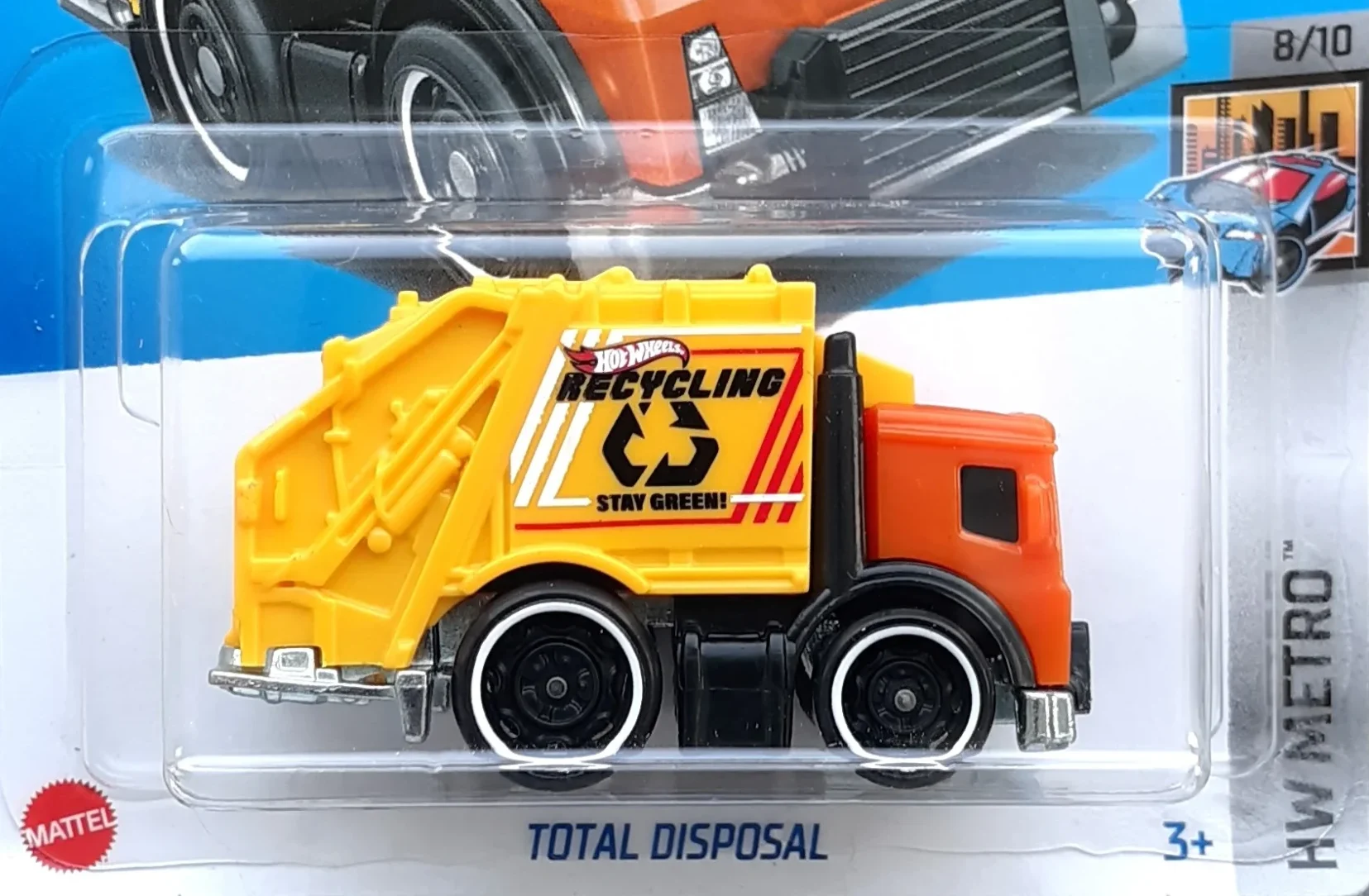 2024 Hot Wheels 			Total Disposal Orange - Mainline 160/250 - Metro 8/10