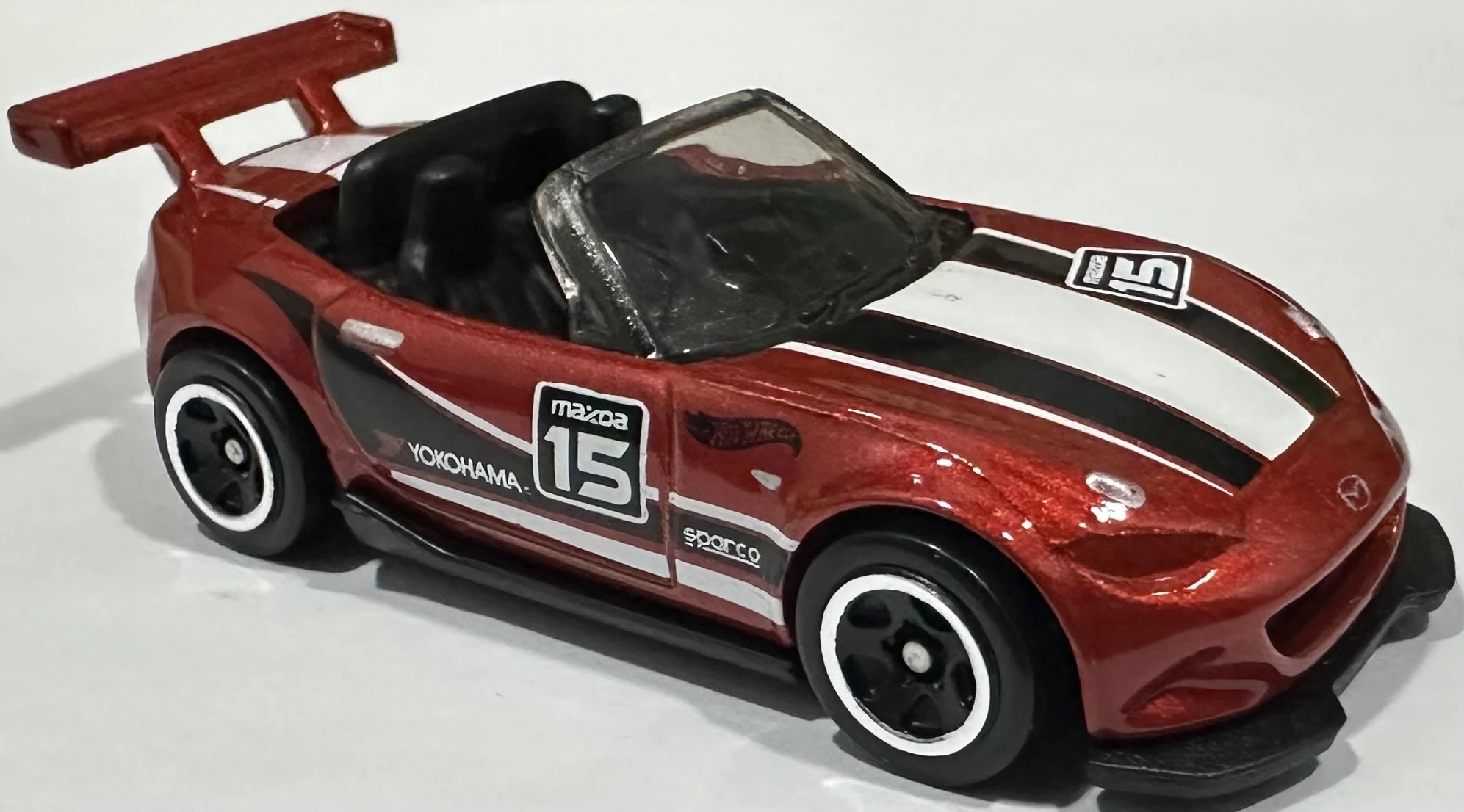 2025 Hot Wheels '15 Mazda MX-5 Miata Red - Mainline 080/250 - Compact Kings 02/10