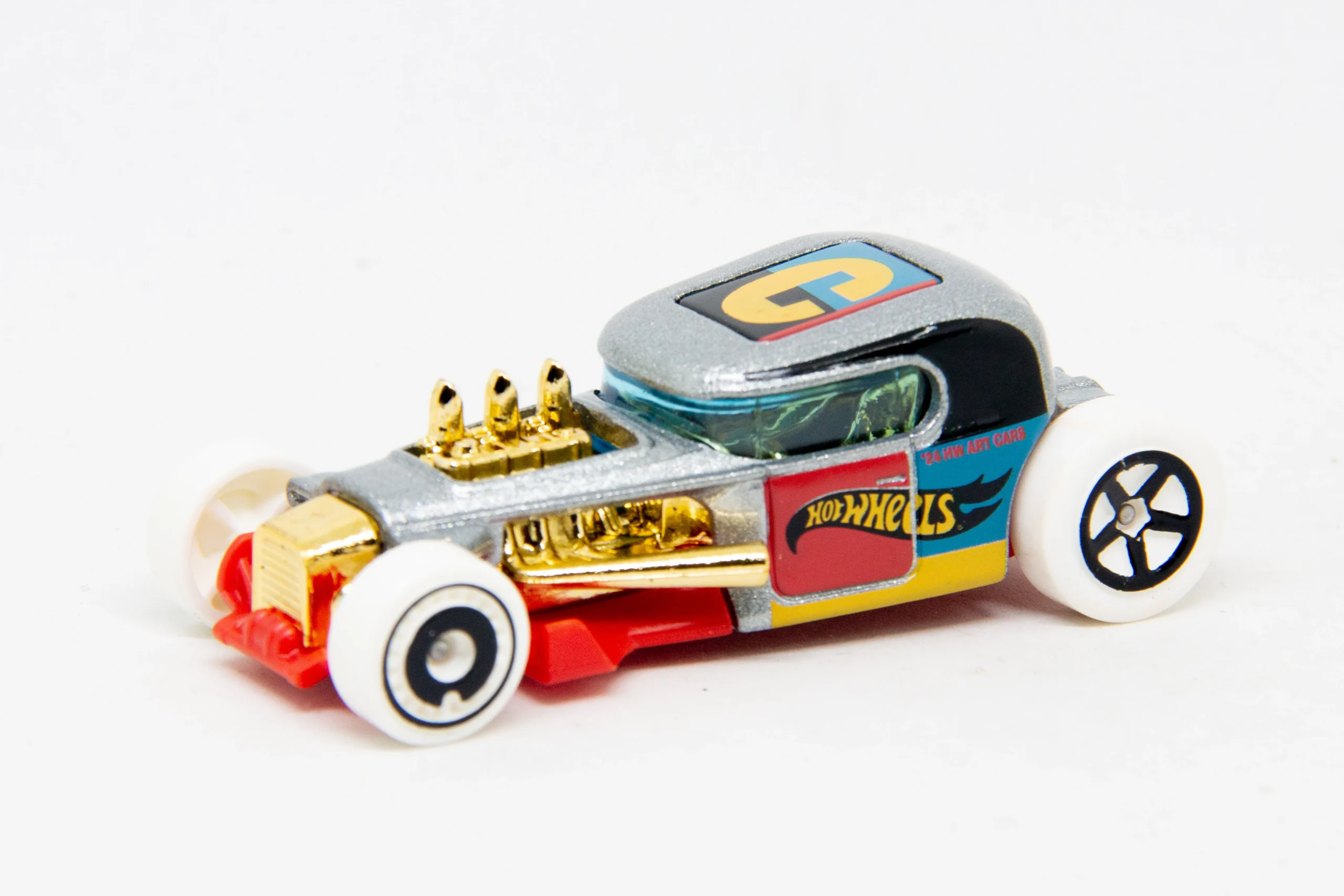 2024 Hot Wheels Mod Rod White - Mainline 061/250 - Art Cars 1/10