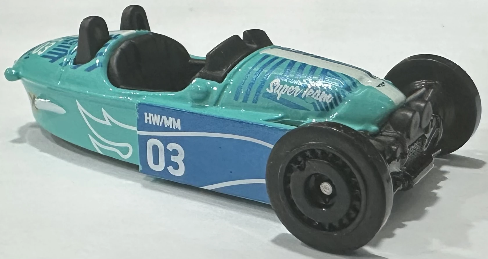 2025 Hot Wheels Morgan Super 3 Cyan - Mainline 015/250 - Factory Fresh 1/5