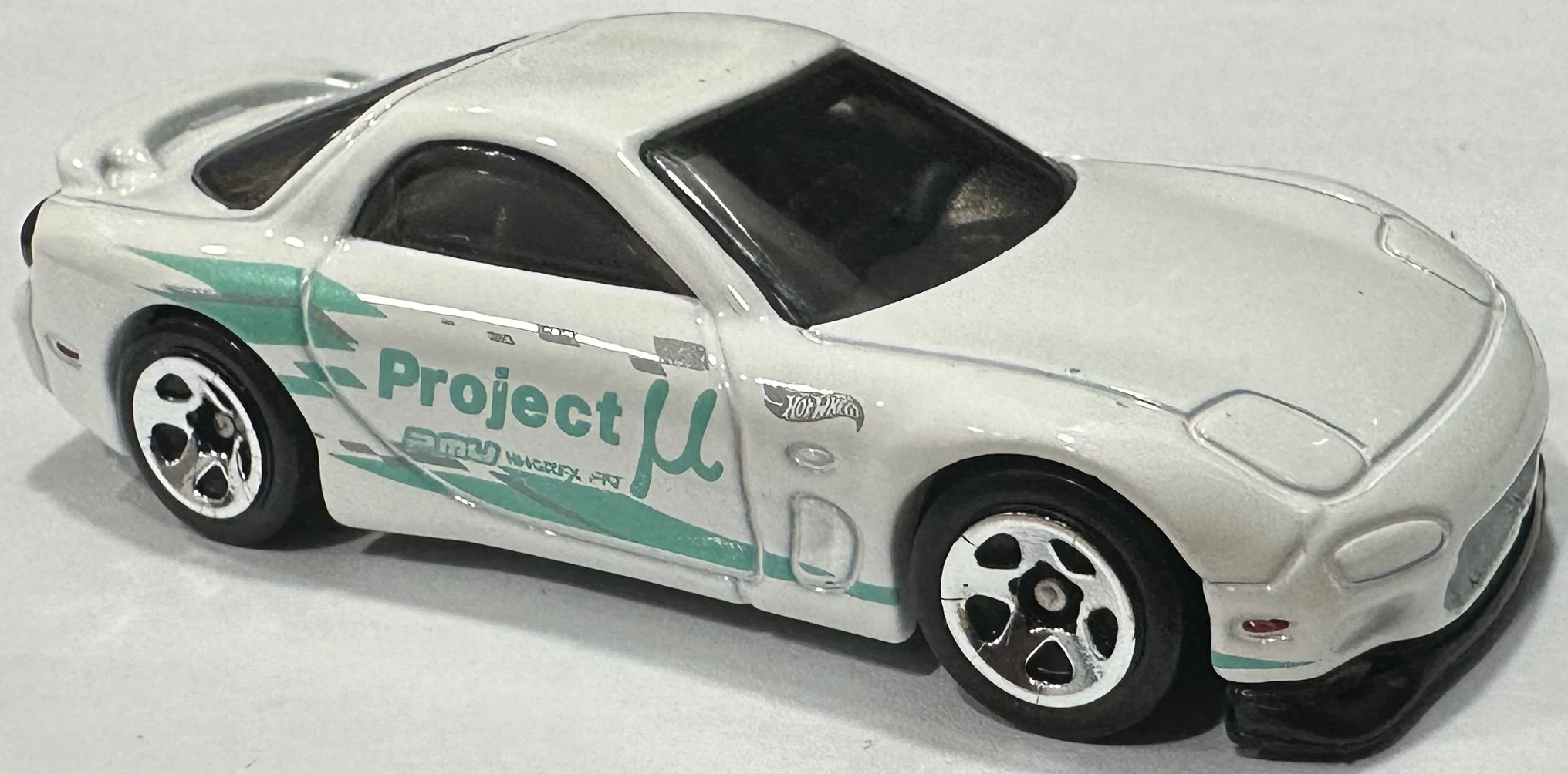 2024 Hot Wheels 		'95 Mazda RX-7 White - Mainline 170/250 - J-Imports 9/10