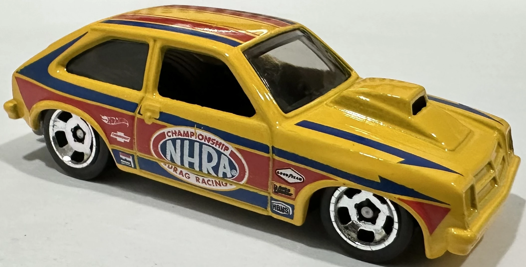 2025 Hot Wheels '76 Chevy Chevette Yellow - Mainline 102/250 - Compact Kings 03/10