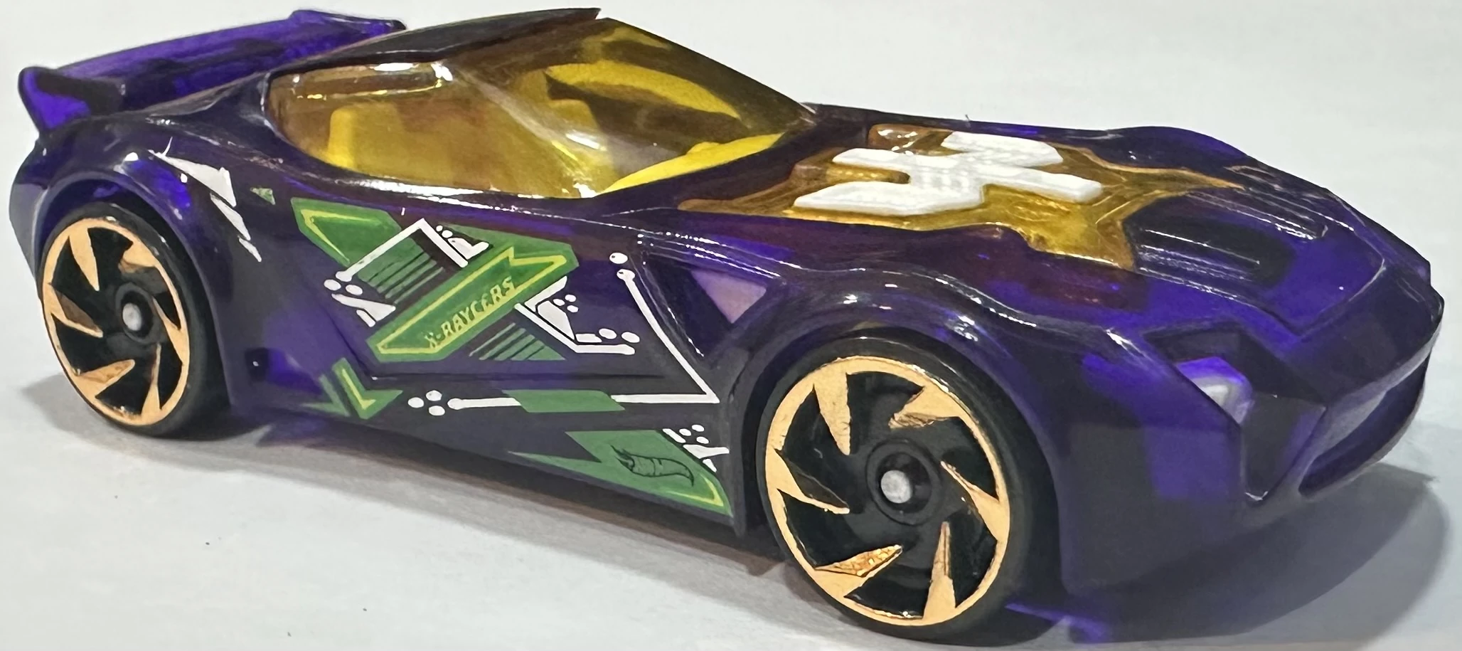 2025 Hot Wheels 																																Nerve Hammer Purple - Mainline 013/250 - X Raycers 1/10