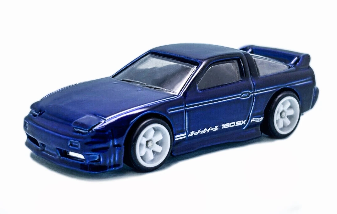 2024 Hot Wheels 										'96 Nissan 180SX Type X Blue - Mainline 211/250 - The 90s 6/10 Super Treasure Hunt
