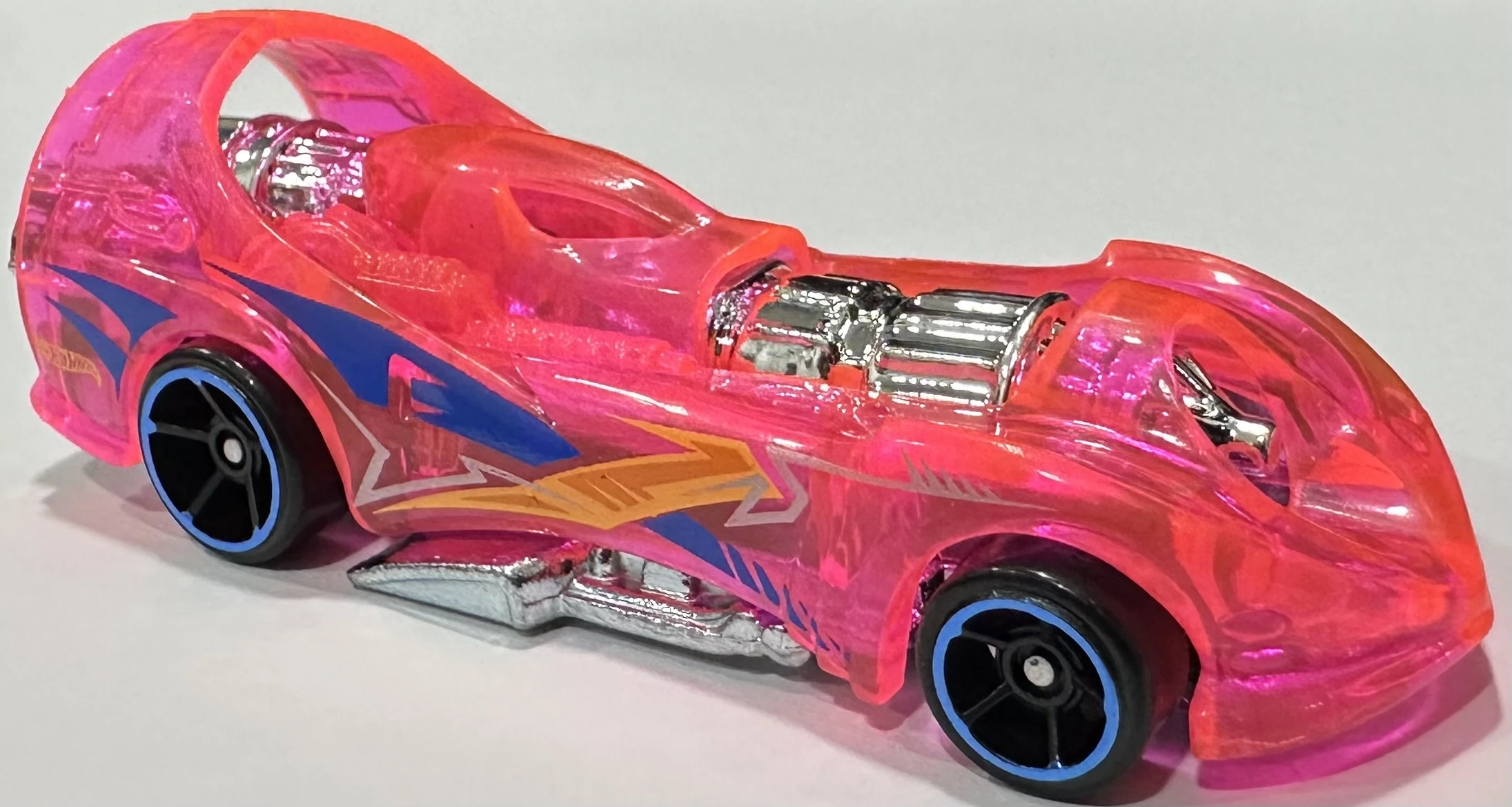 2025 Hot Wheels 																																	Power Rocket Dark Pink - Mainline 109/250 - X Raycers 8/10