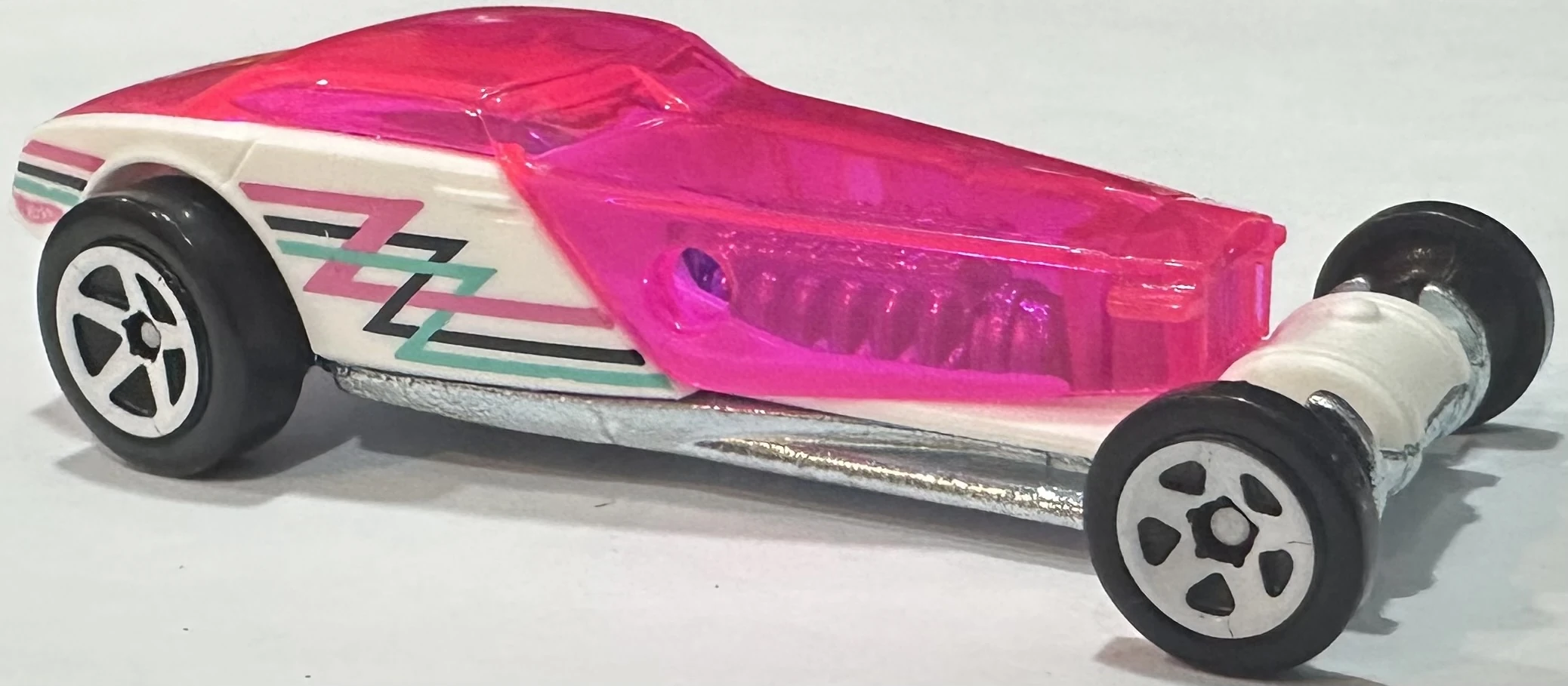 2025 Hot Wheels 														Hi-Roller Pink - Mainline 069/250 - Rod Squad 5/10