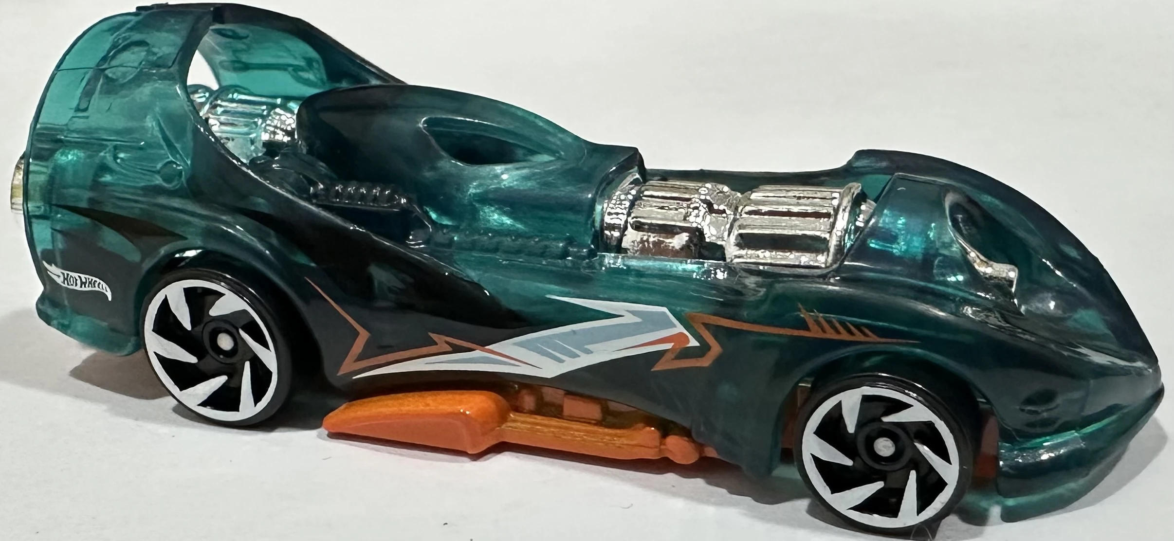 2025 Hot Wheels 																																	Power Rocket Dark Green - Mainline 109/250 - X Raycers 8/10