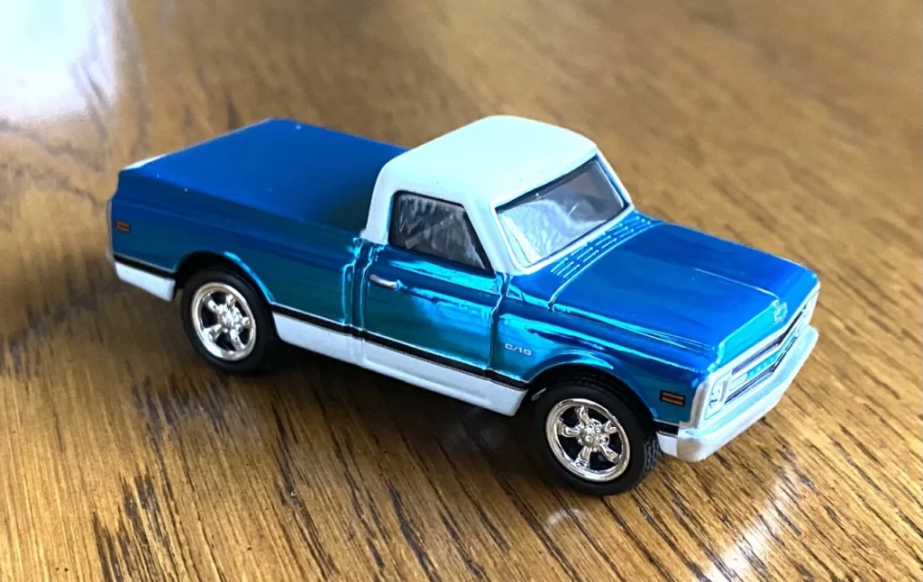 1969 Chevy C-10 Aqua - 2020 Hot Wheels Redline Club RLC