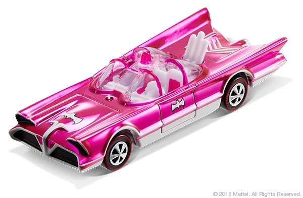 Classic TV Series Batmobile Pink - 2018 Hot Wheels Redline Club RLC
