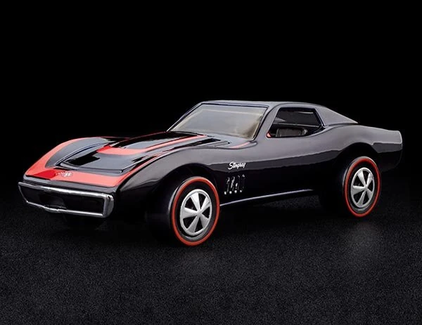 Custom Corvette Black - 2021 Hot Wheels Redline Club RLC