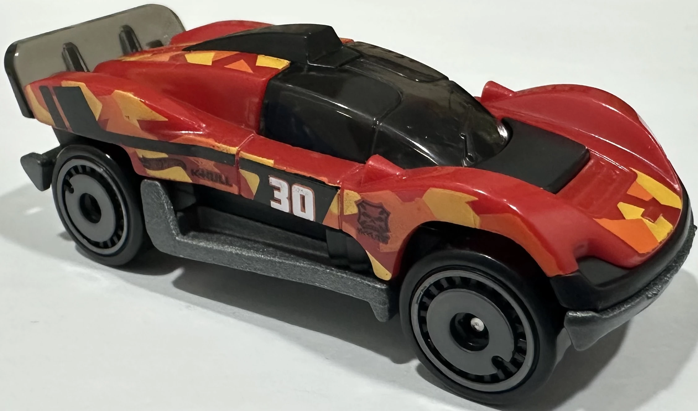 2025 Hot Wheels Later Crater Red - Mainline 112/250 - Reverse Rake 3/5