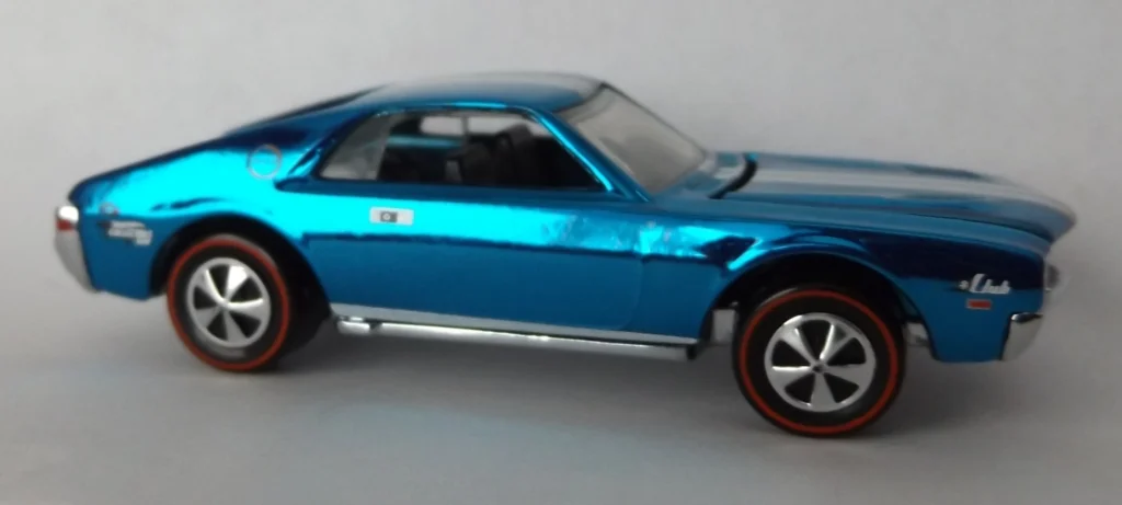Custom AMC AMX Blue - 2010 Hot Wheels Redline Club RLC