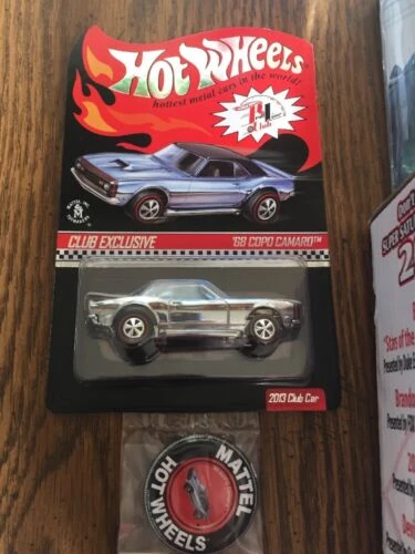 1968 COPO Camaro Chrome - 2013 Hot Wheels Redline Club RLC